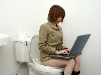 Are you sending that email from the bathroom?