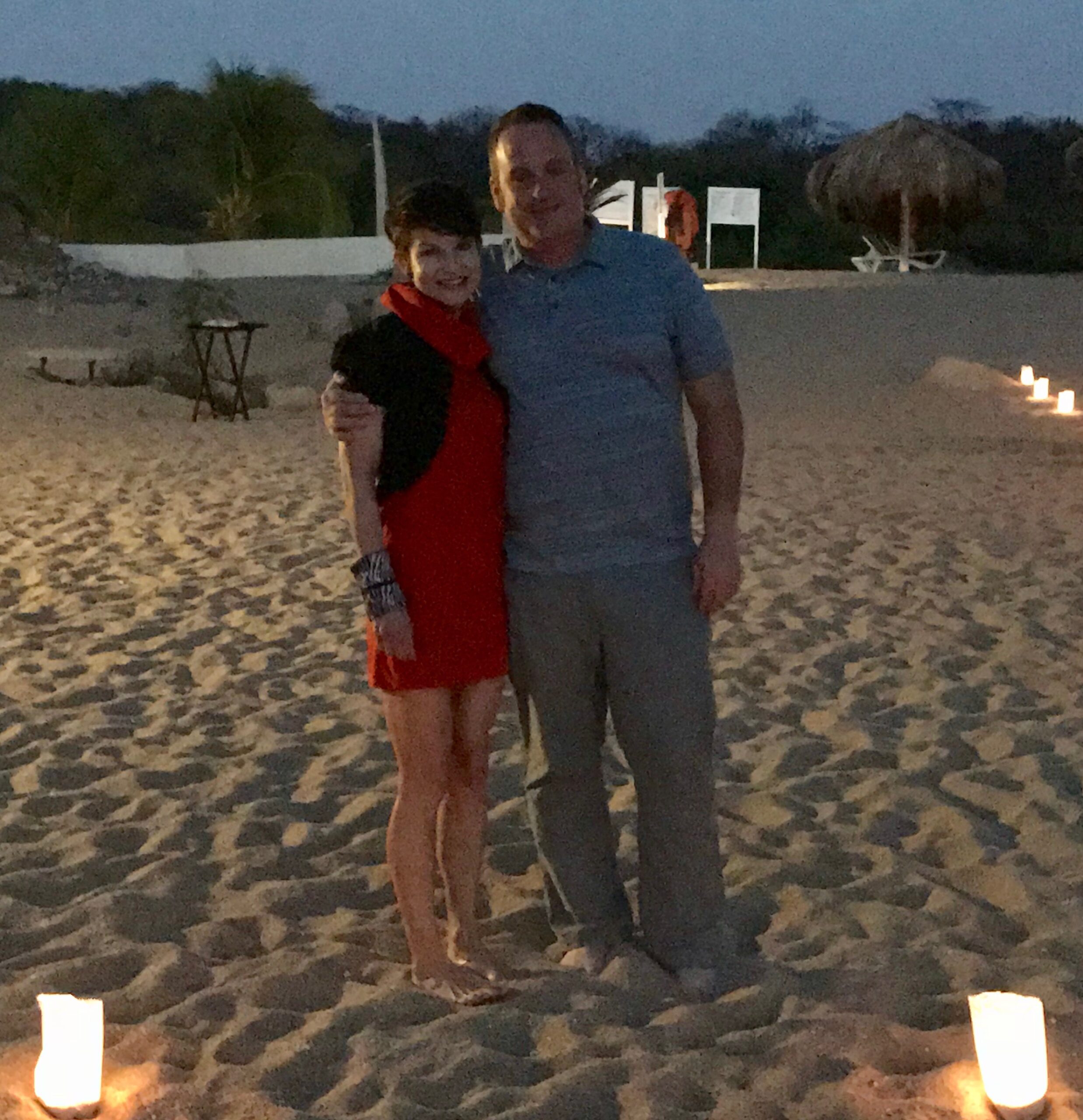 Dinner on the beach