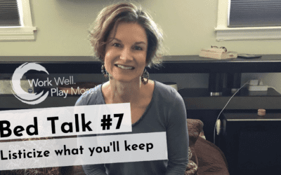 #Bed Talk #7 Listicize the positive changes